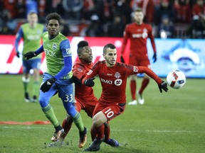 TFC's Sebastian Giovinco led the team to the MLS Cup final in 2016. (MICHAEL PEAKE/Toronto Sun)