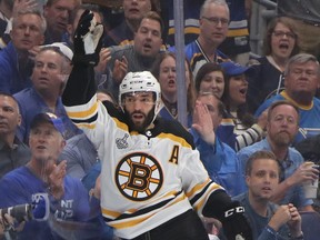 Patrice Bergeron is one of the Boston Bruins' most dangerous players. (GETTY IMAGES)