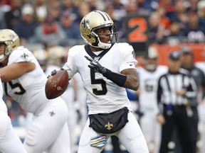 Teddy Bridgewater is undefeated as a starter for the New Orleans Saints this season. (GETTY IMAGES)
