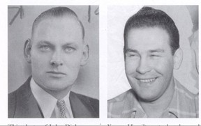 Murder victim John Dick, left, and Evelyn’s beau, Bill Bohozuk. TORONTO TELEGRAM