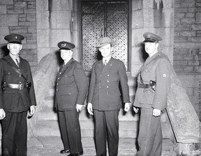 Sidney Chambers, second from right, would hang for murdering 9-year-old Marion Rusnak. TORONTO TELEGRAM