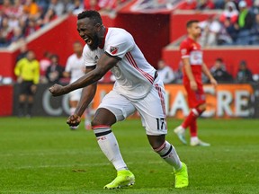 Jozy Altidore and Toronto FC head into Sunday’s match on a nine-game unbeaten streak in MLS play. (USA TODAY)