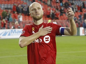 If TFC loses to D.C. United on Saturday, it could be the final game in a Reds kit for Michael Bradley. USA TODAY