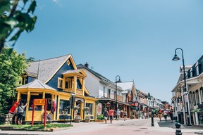 The colourful streets of Baie-Saint-Paul are home to the highest concentration of art galleries in Canada. (Charlevoix Tourism)