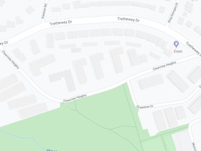 Clearview Heights was closed in both directions from Trethewy Dr. after five teens were wounded in a shooting Oct. 30, 2019.