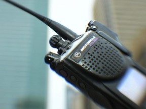 Motorola police two-way radio