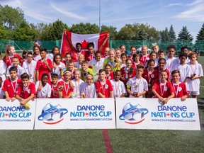 Canadian kids have taken part in the Danone Nations Cup for the past 19 years, competing against teams selected in other countries.