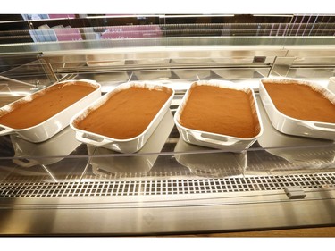 Tiramisu in trays are on display before the preview of the grand opening of 55,000 square foot Eataly Toronto grocery store - the first in Canada - is set to open in the Manulife Centre on November 13. on Wednesday October 30, 2019. Jack Boland/Toronto Sun/Postmedia Network