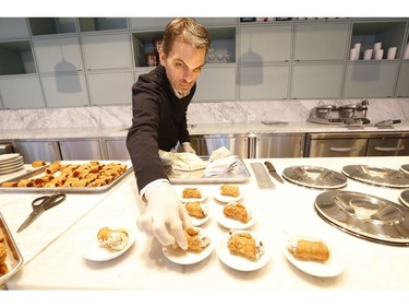 Freshly made cannoli at the preview before the grand opening of 55,000 square foot Eataly Toronto grocery store - the first in Canada - is set to open in the Manulife Centre on November 13. on Wednesday October 30, 2019. Jack Boland/Toronto Sun/Postmedia Network