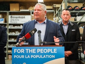 Premier Doug Ford speaks in Kenora on Oct. 16, 2019. (Ford Nation/Twitter)