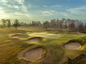 The Loop is a fully reversible golf course, with 36 holes but just 18 greens and 18 fairways.