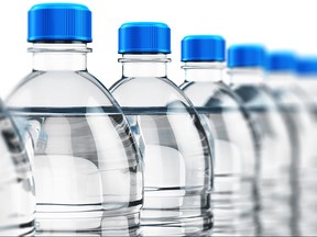 Bottled water.