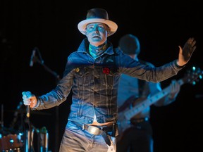 Tragically Hip frontman Gord Downie performs songs from his solo album Secret Path at Roy Thomson Hall in Toronto, Ont. on October 21, 2016. Ernest Doroszuk/Toronto Sun