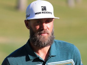 Graham DeLaet walks off the ninth green during the second round of the Shriners Hospitals for Children Open at TPC Summerlin in Las Vegas on Friday, Oct. 4, 2019.