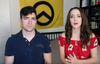 Brittany Sellner, right, and her former neo-Nazi hubby Martin. Putting a positive face on hate. YOUTUBE