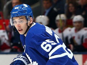 Ilya Mikheyev of the Toronto Maple Leafs. 
(VAUGHN RIDLEY/Getty Images)