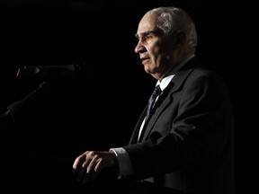 NHL VP Jim Gregory's first public appearance since suffering a serious heart attack speaks at the Jim Gregory Friendship tournament banquet April 18, 2009. The tourney is for 750 developmentally challenged kids from Canada, U.S. and England.