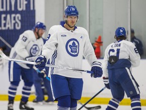 Toronto Maple Leafs Jason Spezza during practice at the Etobicoke area Ford Performance Centre in Toronto, Ont. on Thursday October 3, 2019. Ernest Doroszuk/Toronto Sun/Postmedia