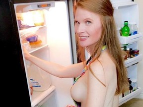 Cooking Naked with Ruby Day is a smash hit on YouTube.