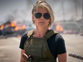 Linda Hamilton stars in Skydance Productions and Paramount Pictures' TERMINATOR: DARK FATE.