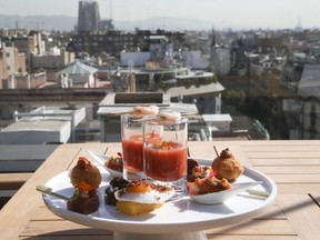 La Dolce Vitae rooftop bar at Majestic Hotel and Spa in Barcelona. (Veronica Henri/Toronto Sun)