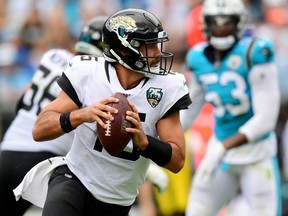 Quarterback Gardner Minshew’s Jacksonville Jaguars are one-point favourites over the visiting New Orleans Saints, who are 3-0 since Teddy Bridgewater took over at QB.  GETTY