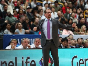 Raptors head coach Nick Nurse was disappointed at the lack of intensity of the team's newcomers. (Getty Images)