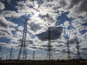 Hydro corridor in Pickering, Ont. on Wednesday October 23, 2019.