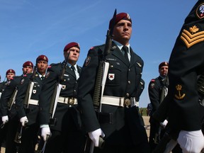 The Princess Patricia's Canadian Light Infantry (PPCLI) centennial parade in Edmonton on Aug. 9, 2014. (Trevor Robb/Postmedia)