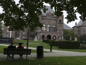 Queen's Park in Toronto. (Veronica Henri/Toronto Sun/Postmedia Network)