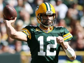 Aaron Rodgers of the Green Bay Packers. (DYLAN BUELL/Getty Images)