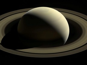One of the last looks at Saturn and its main rings as captured by the spacecraft Cassini in images taken Oct. 28, 2016 and released Sept. 11, 2017.