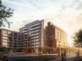 Stockyards District Residences by Marlin Spring, a 10-storey condo complex set to rise at the corner of St. Clair West and Symes Road.