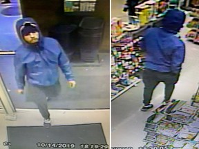Images of a suspect who allegedly used the credit card from the purse of violent Annex mugging victim Lily Gibson, 87. He is reported to have used credit card at four locations, including Rexall.