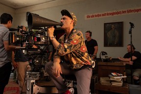 Writer/Director Taika Waititi on the set of Jojo Rabbit. (Fox Searchlight)