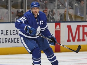 Maple Leafs captain John Tavares hhas more assists against the New York Rangers (27) than any other opponent. (GETTY IMAGES)