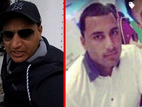 Pardeep Chouhan, left, is accused in the death of Maninder Sandhu