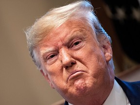 U.S. President Donald Trump speaks during a Cabinet Meeting at the White House on Oct. 21, 2019 in Washington,D.C.