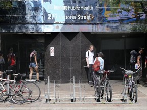 A supervised injection site close to Yonge-Dundas Square on Friday July 5, 2019.
