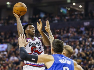 Toronto Raptors OG Anunoby during first half action against Orlando Magic at the Scotiabank Arena in Toronto, Ont. on Monday October 28, 2019. Ernest Doroszuk/Toronto Sun/Postmedia