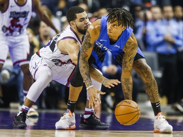 Toronto Raptors Fred VanVleet during first half action against Orlando Magic Markelle Fultz  at the Scotiabank Arena in Toronto, Ont. on Monday October 28, 2019. Ernest Doroszuk/Toronto Sun/Postmedia