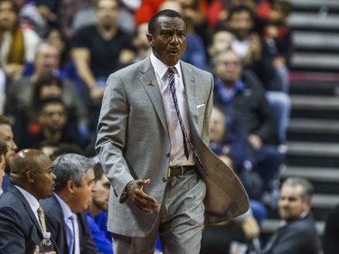 Detroit Pistons head coach Dwane Casey during during first half action against the Toronto Raptors at the Scotiabank Arena in Toronto, Ont. on Wednesday October 30, 2019. Ernest Doroszuk/Toronto Sun/Postmedia