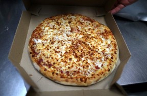 A Dominos pizza. Files