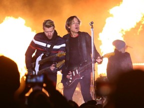 Keith Urban headlines the halftime show at the 107th Grey Cup in Calgary Sunday, November 24, 2019. Jim Wells/Postmedia