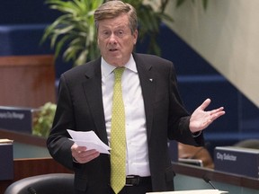 Toronto Mayor John Tory. (Stan Behal/Toronto Sun)