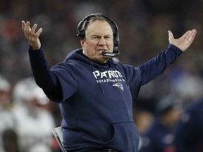 The New England Patriots and head coach Bill Belichick should bounce back after their bye week. (GETTY IMAGES)