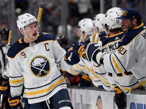 Jack Eichel leads the Buffalo Sabres in a home-and-home against the Leafs starting Friday in Buffalo. (GETTY IMAGES)