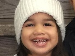 Baby Crystal, the child killed after an air conditioner fell on her from an 8th story apartment window in Toronto on Nov. 11, 2019