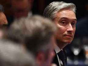 Canada's Foreign Affairs Minister François-Philippe Champagne attends the third plenary session of the G20 foreign ministers' meeting in Nagoya, Aichi prefecture on November 23, 2019.