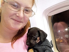 Brampton paralegal Kristin Markoff, 34, was transporting rescue dogs from Aruba when she was detained by CBSA officers at Pearson airport on Nov. 12, 2019, and forced to endure repeated cavity searches over a 26-hour period. (supplied photo)